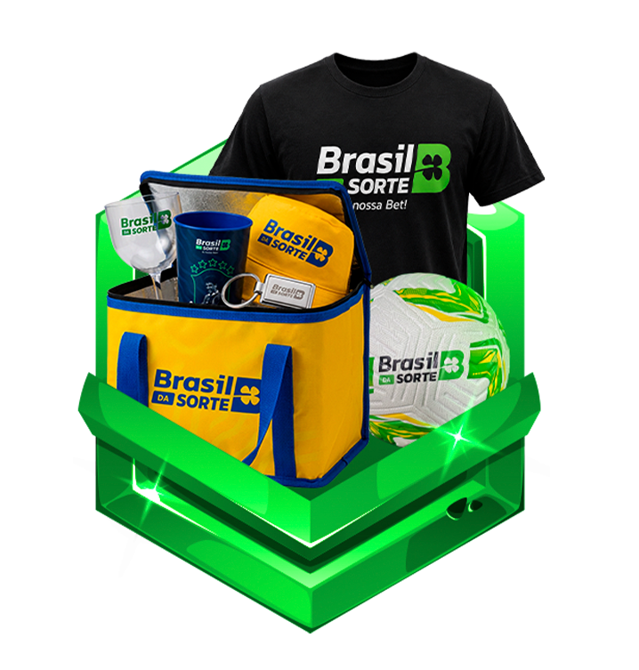 Kit de brindes Brasil da Sorte